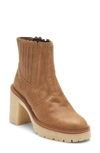 Free People James Chelsea Boot In Tan Leather