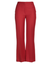 Valentino Pants In Lipstick Red