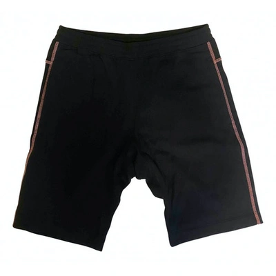 Pre-owned Loewe Black Cotton Shorts