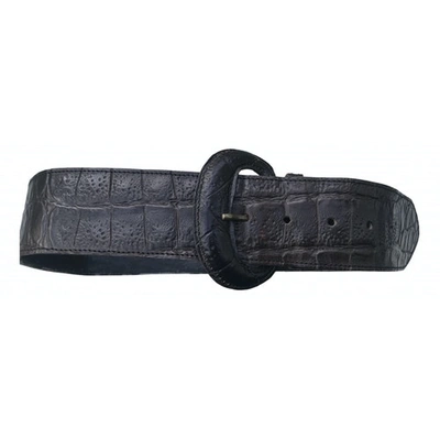 Pre-owned Mulberry Leather Belt In Brown