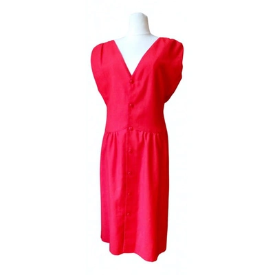 Pre-owned Courrèges Mid-length Dress In Red