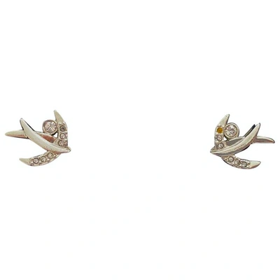 Pre-owned Swarovski Earrings In Silver