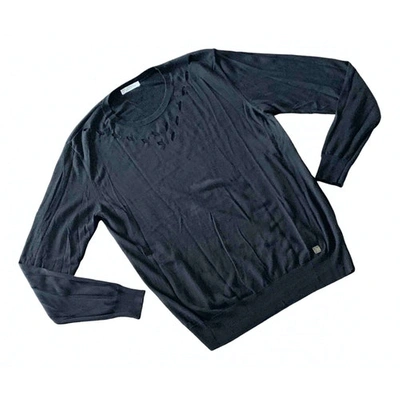 Pre-owned Versace Black Viscose Knitwear & Sweatshirt
