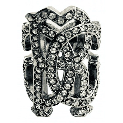 Pre-owned Roberto Cavalli Ring In Silver