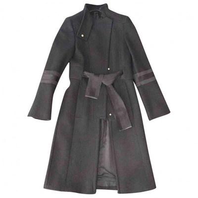 Pre-owned Gucci Wool Coat In Black