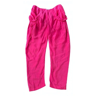 Pre-owned See By Chloé Carot Trousers In Pink