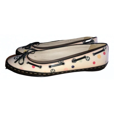 Pre-owned Chanel Leather Ballet Flats In Multicolour