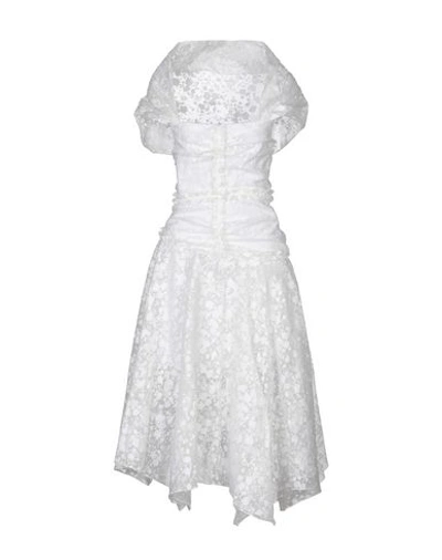 Rosie Assoulin Knee-length Dresses In White