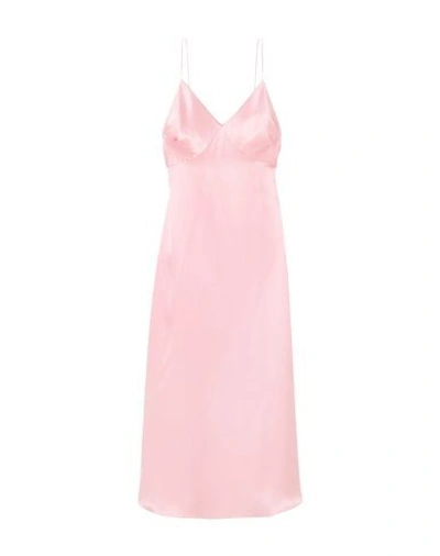 Adam Lippes Midi Dresses In Pink