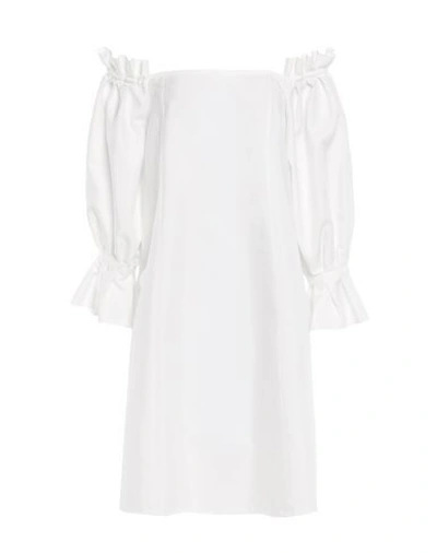 Adeam Short Dress In White