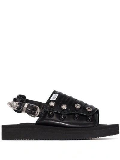 Toga Virilis X Suicoke Black Studded Sandals