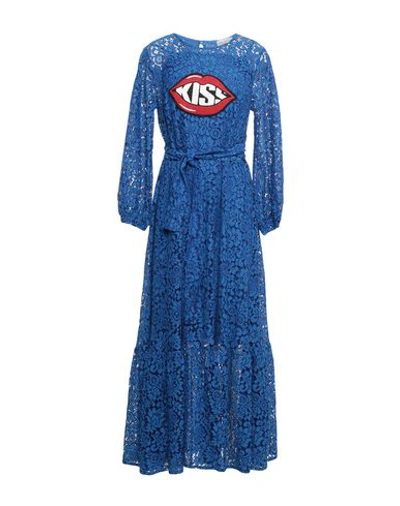 History Repeats Long Dresses In Blue