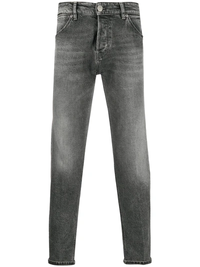 Pt05 Mid-rise Skinny Jeans In Grey