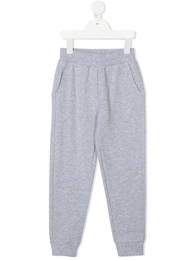 Monnalisa Kids' Ruffle-trim Track Pants In Grey