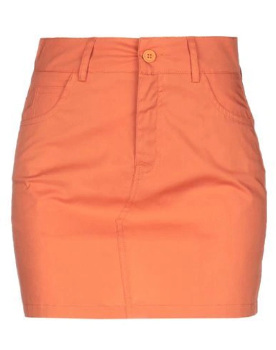 L'autre Chose Mini Skirts In Orange