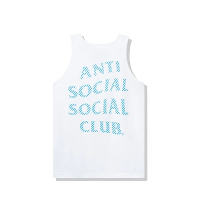 Pre-owned Anti Social Social Club  Goodbye Summer Tank Tank White
