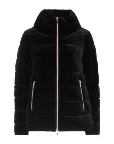 Geox Down Jackets In Black