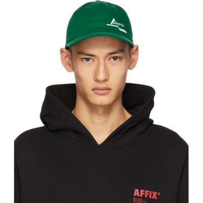Affix Foley Sequence Embroidered Logo Baseball Cap In Green