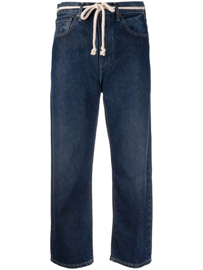 Levi's Barrel-fit Cropped Jeans In Denim