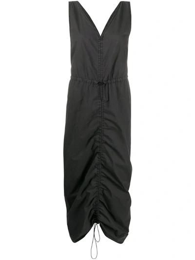 Mcq By Alexander Mcqueen Elastic Waistband Dress In Black