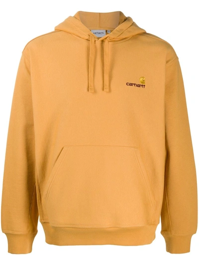 Carhartt Logo Sweatshirt In Yellow