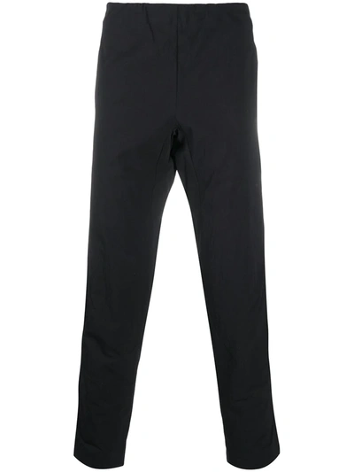 Veilance Panelled Straight-leg Trousers In Black