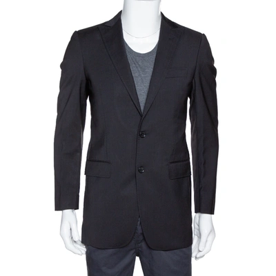 Pre-owned Dolce & Gabbana Black Wool Tailored Jacket Xs