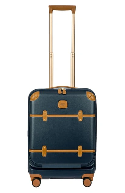 Bric's Bellagio 21-inch Wheeled Carry-on In Blue