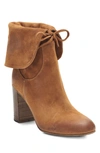 Free People Mila Foldover Boot In Tan Suede