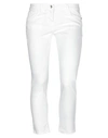 Patrizia Pepe Cropped Pants In White