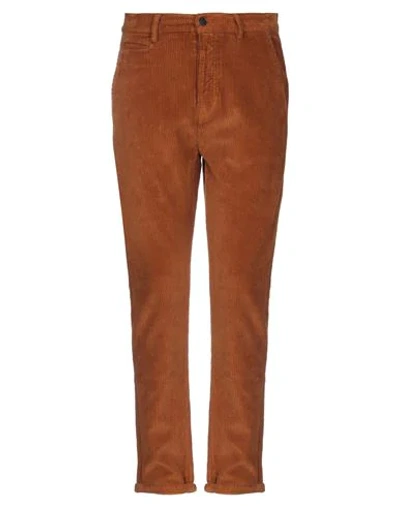 Grey Daniele Alessandrini Pants In Brown