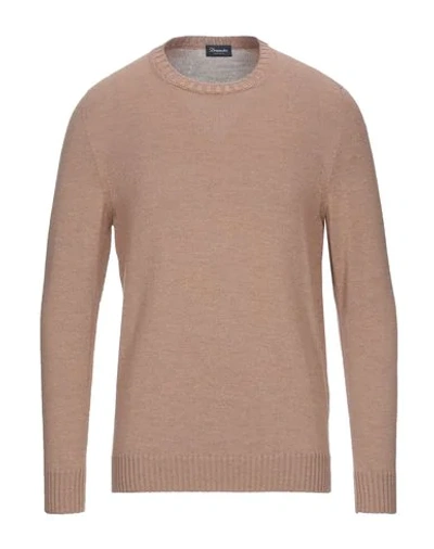 Drumohr Sweaters In Beige
