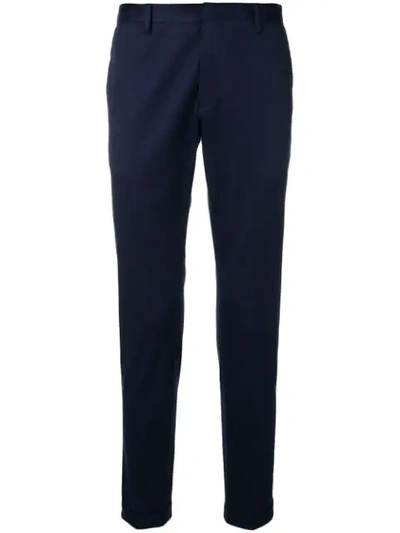 Paul Smith Straight-leg Trousers In Blue