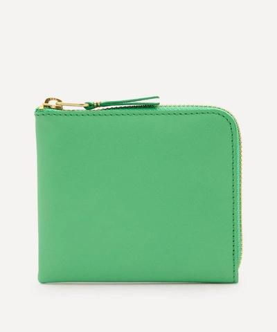 Comme Des Garçons Classic Leather Wallet In Green