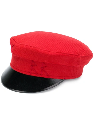 Ruslan Baginskiy Baker Boy Hat In Rosso