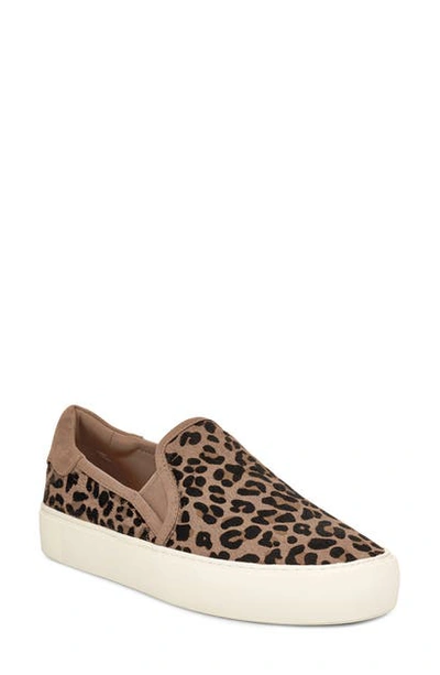 Ugg Women's Jass Exotic Leopard Print Calf Hair Slip On Sneakers In Amphora Calf Hair