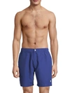 Tom & Teddy Low-rise Swim Trunks In Twilight Blue