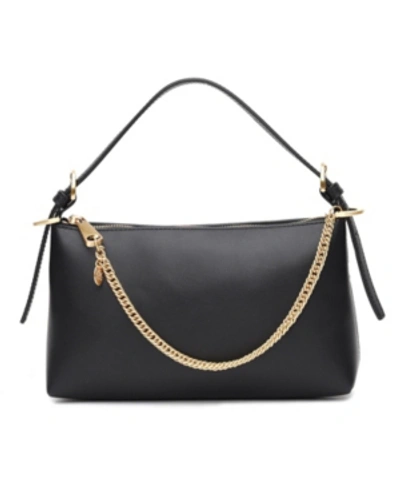 Zac Posen Posen Zip Top Convertible Crossbody In Black