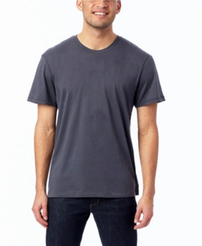 Alternative Apparel Men's Crew T-shirt In Earth Coal