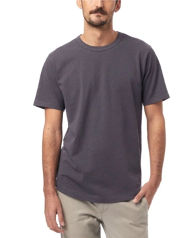 Alternative Apparel Men's Hemp-blend Short Sleeve T-shirt In Ombre Blue