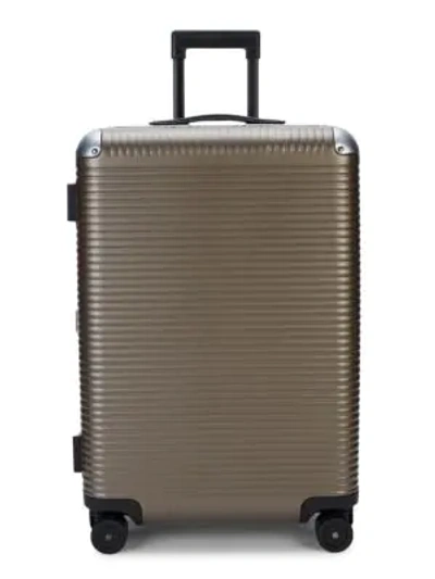 Fpm Bank Light Check-in Spinner Suitcase In Matte Almond