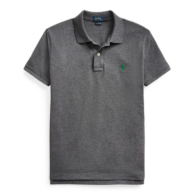 Polo Ralph Lauren Classic Fit Mesh Polo Shirt In Barclay Heather
