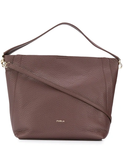 Furla Grace Shoulder Bag In Brown