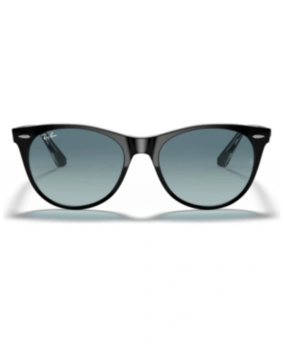 Ray Ban Rb2185 Wayfarer Ii Classic Acetate Phantos-frame Sunglasses In Blue Gradient