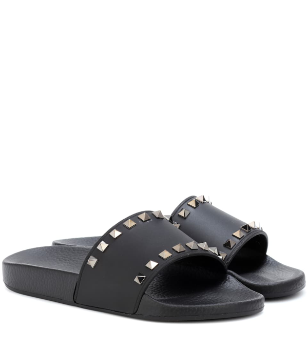 rockstud slide sandal
