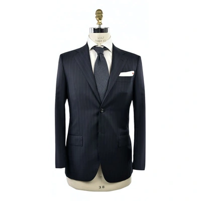 Pre-owned Kiton Wool Suit In Blue