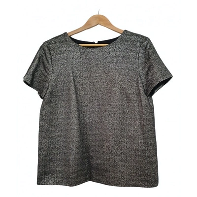 Pre-owned Chanel Metallic Polyester Top