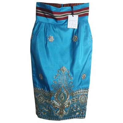 Pre-owned Stella Jean Mid-length Skirt In Blue