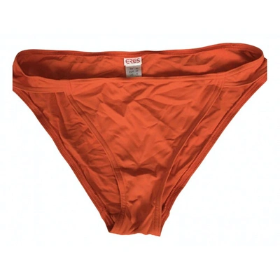 Pre-owned Eres Orange Cotton - Elasthane Swimwear