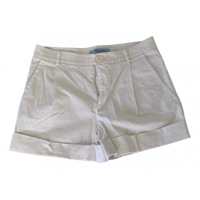 Pre-owned Blumarine White Cotton Shorts